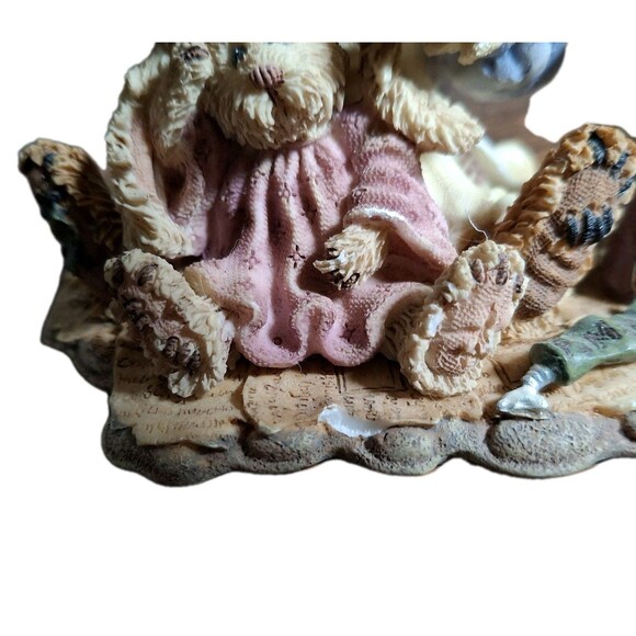 Boyd's Bears  Bearstones A little off the top bear bunny Rabbit Vintage - Picture 6 of 6